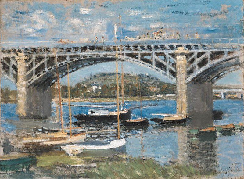 Claude Monet La Seine a Argenteuil oil painting image
